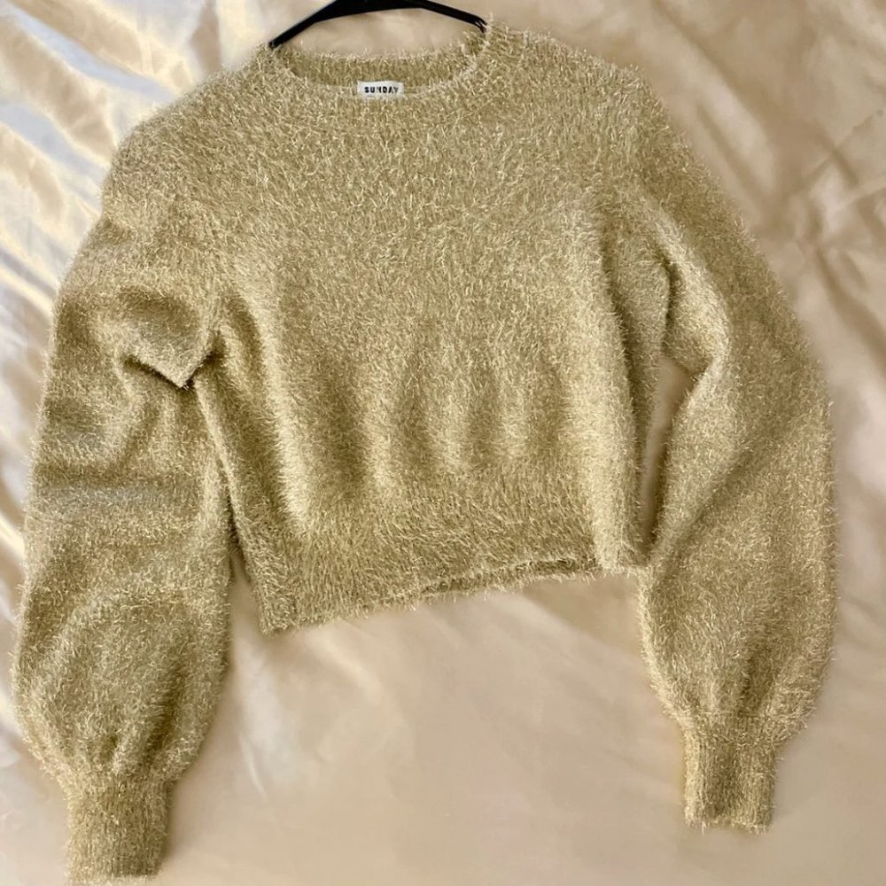 aritzia sunday best kitten sweater in xs
